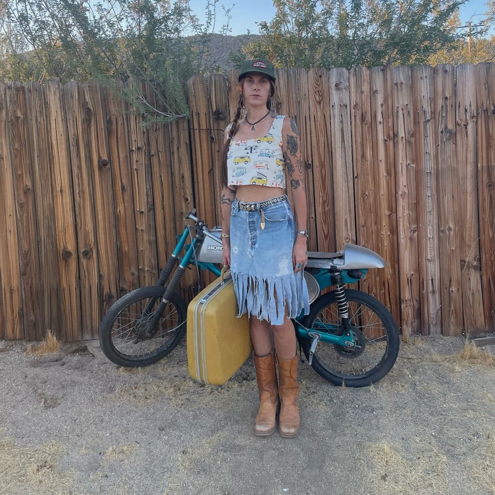 Retro Volkswagen airstream handmade tank top - Picture 7 of 12